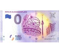 0 euros billete Berlín · Alexanderplatz · Alemania · Souvenir o cero € Certificado de recuerdo ·