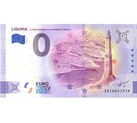 0 euros billete Liguria · Il Porto Antico e la Lanterna di Genova · Faro de Génova · Italia · Souvenir o Cero € Certificado de recuerdo