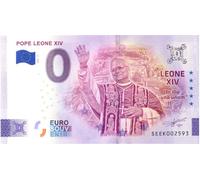 0 euros billete Papa León XIV · Pope Leone XIV · Souvenir o cero € Seek 2025-11