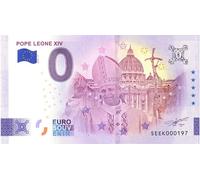0 euros billete Papa León XIV · Pope Leone XIV · Souvenir o cero € Seek 2026-13