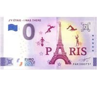 0 euros billete París - J'y étais · I was There · Yo estaba allí · Francia · Souvenir o Cero € Certificado de recuerdo
