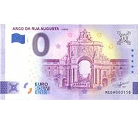 0 Euros billete Portugal 2022 · Lisboa · Arco da RUA Augusta· Souvenir o cero € Billete EuroSchein