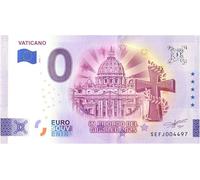 0 euros billete Vaticano · Vaticano · Souvenir o Cero € Certificado de recuerdo SEFJ 2024-1