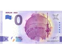 0 euros Schein Berlin · Alexanderplatz · TV-turm · Alemania · Souvenir o cero € Souvenirschein