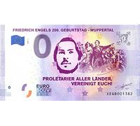 0 euros Schein Friedrich Engels · Wuppertal · Alemania · Souvenir o cero € Souvenirschein