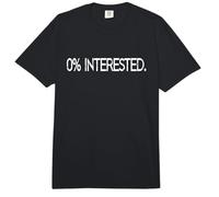 0% Interested No interesado Bye Ciao Adiós Comfort Colors Adult Heavyweight T-Shirt