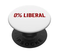 0% Liberal Cero Porcentaje Liberal Antiliberal 0% Liberal PopSockets PopGrip Adhesivo