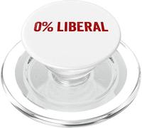 0% Liberal Cero Porcentaje Liberal Antiliberal 0% Liberal PopSockets PopGrip para MagSafe