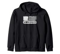 0% Liberal Cero Porcentaje Liberal Antiliberal 0% Liberal Sudadera con Capucha