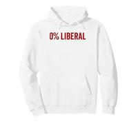 0% Liberal Cero Porcentaje Liberal Antiliberal 0% Liberal Sudadera con Capucha