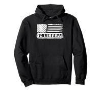 0% Liberal Cero Porcentaje Liberal Antiliberal 0% Liberal Sudadera con Capucha