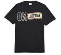 0% Liberal - Declaración de Cero por ciento Conservadores Hombres Mujeres Comfort Colors Adult Heavyweight T-Shirt