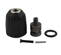 0 portabrocas sin llave de 810 mm y adaptador de enchufe para taladros compatibles con 3/8 24UNF de más de 1050 W, función de bloqueo avanzado