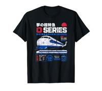 0 Series Shinkansen Japón Bullet Train Souvenir Tribute Camiseta gráfica económica