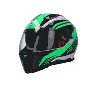 Casco moto integral Shiro sh881 negro/verde/blanco xs