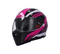 001244 Casco Integral SH-881 SV MOTEGI II Color Rosa Fluor Talla M