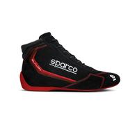 001295 Sparco Botines Zapatos Slalom 2022 Homologado Fia Negro/Rojo Racing
