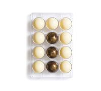 0050088 DECORA MOLDE PARA CHOCOLATE HEMISFERIO Ø 50-275X15X22MM