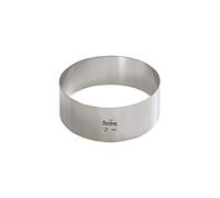 0063710 DECORA CÌRCULO DE ACERO INOX Ø 10X4H CM