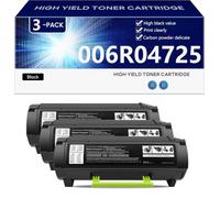 006R04725 Cartucho de Tóner de Alto Rendimiento para Xerox B410 VersaLink B415 Impresoras, 6000 Páginas, Impresiones en Negro Nítido,Black-3 Pack