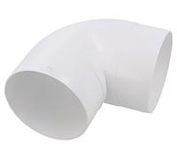 007-0216 Curva de codo redondo blanco ABS Ø100mm 90° DOSPEL S.A.