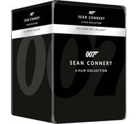 007: The Sean Connery James Bond 6-Film Collection Limited Edition SteelBook Box Set 4K [Blu-Ray]