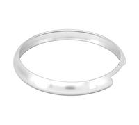 01 02 015 Anillo de Llavero, Llavero Remoto Conveniente para Usar con Llave de Coche para Mini R55 R56 R57 R58 R59 R60(Plata)