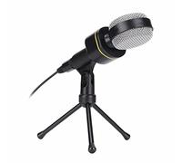 01 02 015 Asmr Micrófono, Compacto, Portátil, para Juegos, Conector de 3 Pines, Omnidireccional, Conveniente, Duradero, ABS, Estable, Confiable para Juegos en Línea para Cantar