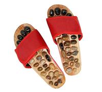 01 02 015 Zapatilla de Acupresión, Zapatillas de Masaje de Acupresión Herramienta de Reflexología Ajustable para Baño para Viajes para Hotel para el Hogar(39-40)