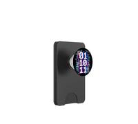 01 10 11 Binary Glitch Art Coding Programador Humor PopSockets PopWallet para MagSafe