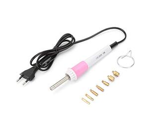 01 Aplicador De Hotfix Semiautomático, Aplicador De Diamantes De Imitación De Hotfix De Baja Potencia, Puntas De 7 Tamaños para Manualidades De Creación De Bricolaje