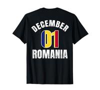 01 de diciembre Rumania Día Nacional Ziua Naionala a Romaniei Camiseta