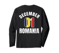 01 de diciembre Rumania Día Nacional Ziua Naionala a Romaniei Manga Larga