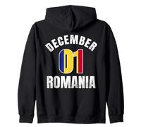 01 de diciembre Rumania Día Nacional Ziua Naionala a Romaniei Sudadera con Capucha