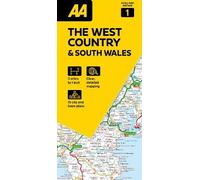 01 S.Wales/W.Country: 1:200000 (AA Road Map Britain Series)