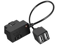 010-12530-23 - Cable de alimentación constante para vehículo compatible con Garmin Dash Cam 46, 47, 56, 57, 66W, 67W, Live, Mini, Mini 2 y Tandem, se adapta al puerto OBD-II del vehículo