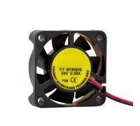 010H24S 4010 DC24V Silent Fan, Brushless VFD Inverter 3D Printer Mini Cooling Fan