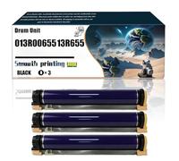 013R00655 13R655 13R656 13R00656 013R00656 Unidad de Tambor Compatible con impresoras Digitales a Color Xerox 700, Piezas de Repuesto. Contiene Chip e impresión nítida/214(3 Pack Black)