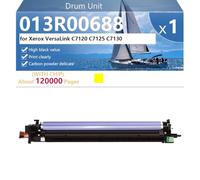 013R00688 Unidad de Tambor Compatible, Rendimiento [120000 Páginas] para Xerox VersaLink C7120 C7125 C7130 Impresoras,Yellow-1 Pack