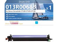 013R00688 Unidad de Tambor Compatible, Rendimiento [120000 Páginas] para Xerox VersaLink C7120 C7125 C7130 Impresoras,Cyan-1 Pack