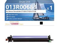 013R00688 Unidad de Tambor Compatible, Rendimiento [120000 Páginas] para Xerox VersaLink C7120 C7125 C7130 Impresoras,Black-1 Pack