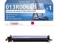 013R00688 Unidad de Tambor con Chip para Xerox VersaLink C7120 C7125 C7130 Impresoras, 120000 Páginas,Magenta-1 Pack