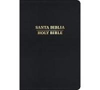 01r 1960/kjv Biblia Bilingüe Letra Grande Negro Imitación Piel Con Índ