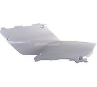02-13 YAMAHA YZ250: Paneles laterales Polisport (blanco)