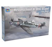 02297 Trumpeter - kit modelo Messerschmitt Bf 109G-6 (tarde) , color/modelo surtido