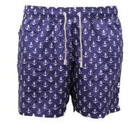 0230AH costume boxer uomo NO BRAND blue/white beachwear man
