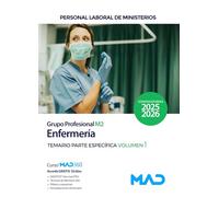 025;026 ENFERMERIA GRUPO PROFESIONAL M2 TOMO1 PARTE ESPECIFICA
