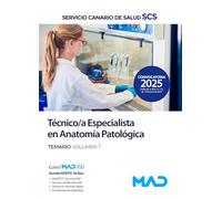 025 T1 TECNICO ESPECIALISTA ANATOMIA PATOLOGICA SERVICIO CANARIO SALUD