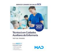 025 TEST TECNICO CUIDADOS AUXILIAR ENFERMERIA SERVICIO CANARIO SALUD