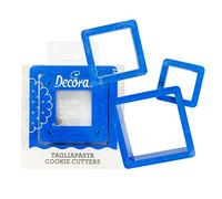 0255304 Decora Set 3 CORTADORES Cuadrado CM1,5/3,5/5